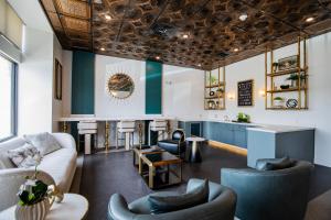 Posezení v ubytování The Star on Spring