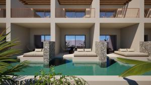 un rendering di un hotel con piscina di ARATO by E-GEO, Adults Only a Città di Kos Altre 81 foto