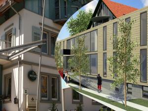 Ein Balkon oder eine Terrasse in der Unterkunft Hotel Anker