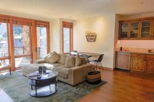 a living room with a couch and a table at Westview Terrace 4 in Ketchum