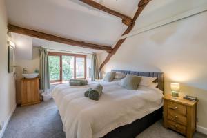 Ένα ή περισσότερα κρεβάτια σε δωμάτιο στο 4 Bed in Malham oc-c32684