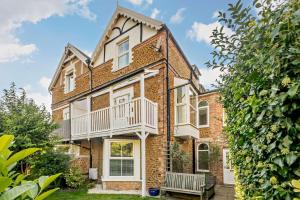 Bygningen som feriehuset ligger i