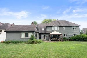 a large house with a gazebo in the yard at The Gahanna Grand in Columbus