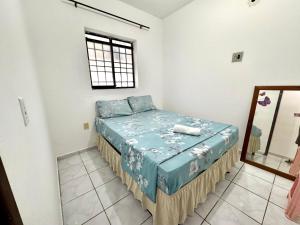 Postel nebo postele na pokoji v ubytování Apt3 Grande com 2 Quartos 2 cama-casal WIFI Smart TV Garagem a 1 min Rodoviaria