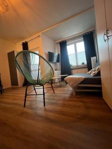 Posezení v ubytování Gemütliches 1 Zimmer Studio in der City