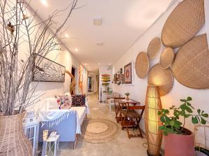 Khu vực ghế ngồi tại Loft Maruê Porto de Pedras