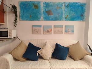 Khu vực ghế ngồi tại Apartamento El Patio de Alborán