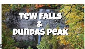 ein Schild mit den Worten Few Falls und Dundas Peak in der Unterkunft Country Roads Dwelling in Hamilton + 5 Fotos