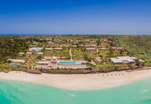 an aerial view of a resort on a beach at Riu Palace Zanzibar - All Inclusive - Adults Only in Nungwi