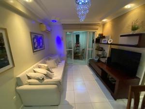 Χώρος καθιστικού στο Apartamento Centro Araranguá