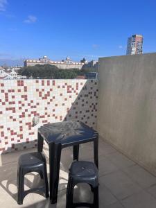 Balkón nebo terasa v ubytování Studio com varanda no coração de Curitiba!