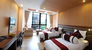 Televisyen dan/atau pusat hiburan di The Address Kathmandu Hotel