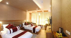 Katil atau katil-katil dalam bilik di The Address Kathmandu Hotel