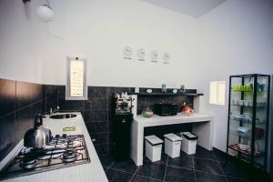 Kuchyňa alebo kuchynka v ubytovaní Casa Retro'
