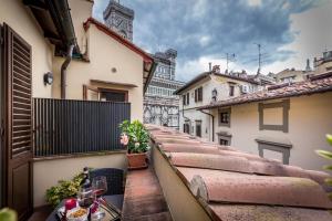 Balkón nebo terasa v ubytování Hotel Duomo Firenze