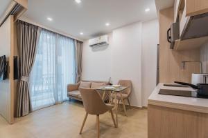 Η κουζίνα ή μικρή κουζίνα στο 1bed Luxury apartment with pool & gym access near walking street