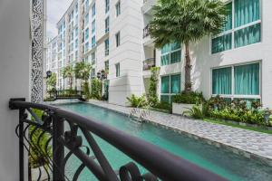 Πισίνα στο ή κοντά στο 1bed Luxury apartment with pool & gym access near walking street