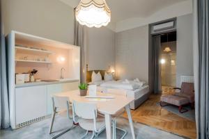 Posezení v ubytování grätzlhotel Karmelitermarkt
