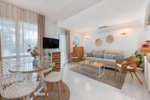 TV a/nebo společenská místnost v ubytování La casita de la playa