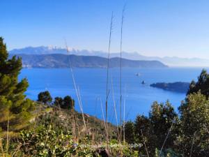 a view of a large body of water at 4 bedrooms apartment with jacuzzi,garden and BBQ next seaside in Sarzana +47 photos