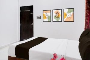 Katil atau katil-katil dalam bilik di Super Hotel O Manjari Road