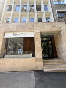 a store front with a sign that reads kerkrise at Heights Accommodation Old Center in Bucharest