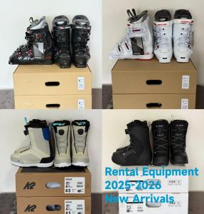 un montón de zapatos encima de una caja en lodge EDMONTON, en Yuzawa