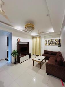 Χώρος καθιστικού στο Misty Mountain Escape