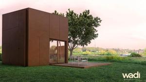 Κήπος έξω από το Oseraie Cabins - Lodges près de Maastricht