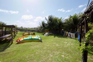 Zahrada ubytování Beach Chalet - Kite AliCori Macapa'