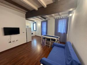 TV/trung tâm giải trí tại La Casa Blanca y Azul