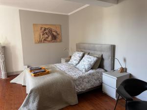 Postel nebo postele na pokoji v ubytování Appartement 1er étage dans maison de maître