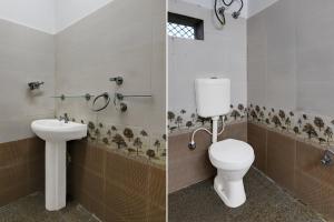 Ένα μπάνιο στο Hotel O Nandhini Guest House