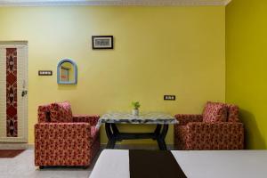 Χώρος καθιστικού στο Hotel O Nandhini Guest House