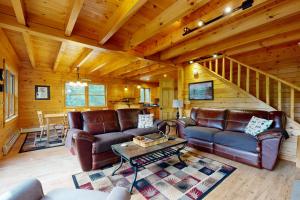 Χώρος καθιστικού στο The Bullwinkle Retreat