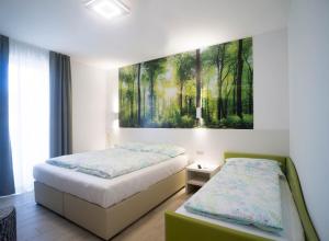 Postel nebo postele na pokoji v ubytování Agriturismo Vin e Amor