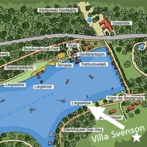 Galeriebild der Unterkunft Am Badesee Villa Svenson am Ellertshäuser See in Stadtlauringen