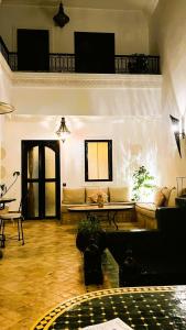 Χώρος καθιστικού στο Dar Nossa