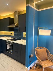 Kuchyň nebo kuchyňský kout v ubytování Central Manchester Luxury Apartment With Parking - Next To AO Arena + 13 fotografií