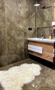 Koupelna v ubytování Hanzade suit bungalov