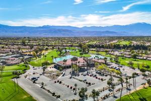 an aerial view of a city with a park at Golf and Swim Country Club Condo in Palm Desert in Palm Desert