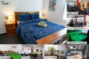 Voodi või voodid majutusasutuse Hot Tub, Ice Bath, Gym, Sauna, Pool Table Coorparoo Haven toas