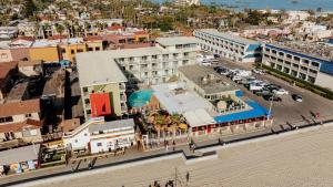 En generel havudsigt eller havudsigten taget fra hotellet