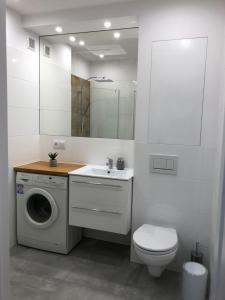 Ένα μπάνιο στο Apartament Matejki