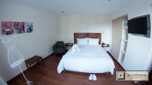 Katil atau katil-katil dalam bilik di Atrium Miraflores Hotel