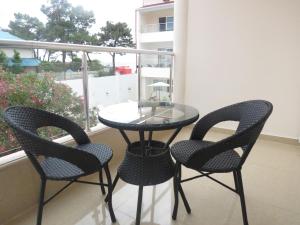 Balkón nebo terasa v ubytování Kobuleti Beach Club