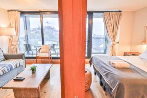 Voodi või voodid majutusasutuse HOM I Depto 2D2B en Conjunto frente a la Costanera toas