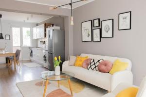 Χώρος καθιστικού στο Central Varna Vibes