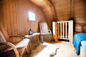 Χώρος καθιστικού στο Holzknechthütte für 3 Personen