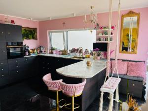 Dapur atau dapur kecil di Stadthaus Amanda